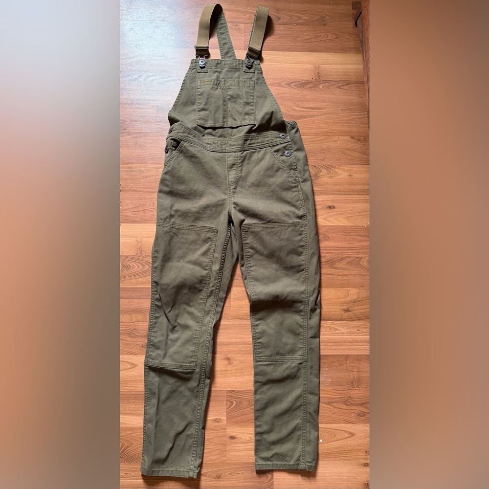 REI Olive Green Utility Overalls